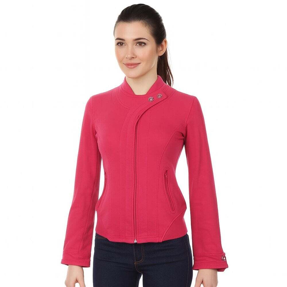 Lululemon Zip Jacket 8 Pink Long Sleeve Lightweight Fitted Running Layer Stretch